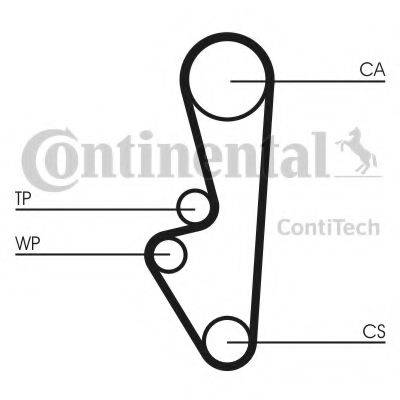 CONTITECH CT548K1 Комплект ременя ГРМ