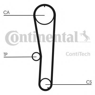 CONTITECH CT1072 Ремінь ГРМ