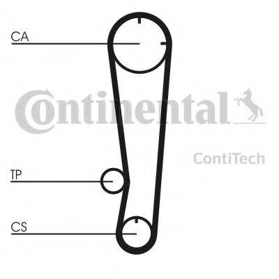 CONTITECH CT603K1 Комплект ременя ГРМ