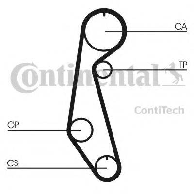 CONTITECH CT679 Ремінь ГРМ