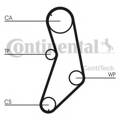 CONTITECH CT745K1 Комплект ременя ГРМ