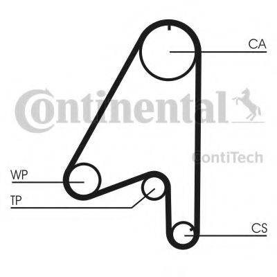 CONTITECH CT806 Ремінь ГРМ