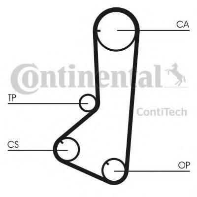 CONTITECH CT839 Ремінь ГРМ