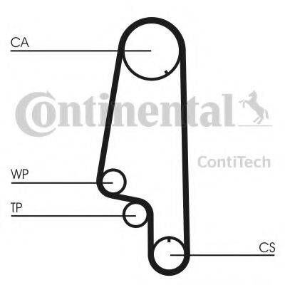 CONTITECH CT846 Ремінь ГРМ