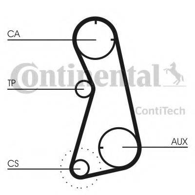 CONTITECH CT869K1 Комплект ременя ГРМ