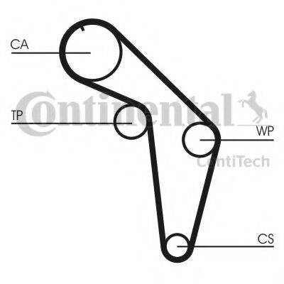 CONTITECH CT926 Ремінь ГРМ