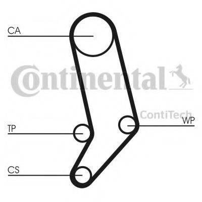 CONTITECH CT939K3 Комплект ременя ГРМ