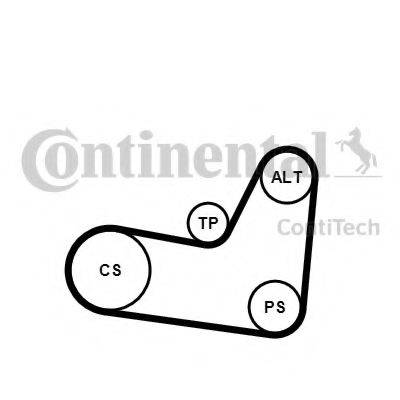 CONTITECH 6PK1070K2 Полікліновий ремінний комплект