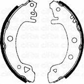 CIFAM 153107 Комплект гальмівних колодок