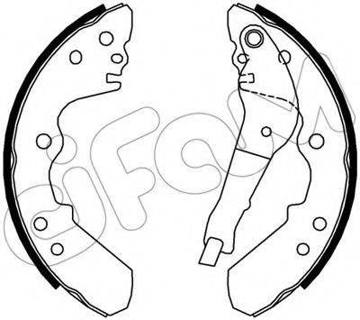 CIFAM 153310Y Комплект гальмівних колодок