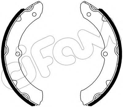 CIFAM 153638 Комплект гальмівних колодок