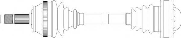GENERAL RICAMBI AR3053 Приводний вал