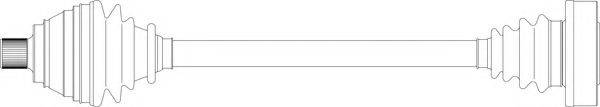 GENERAL RICAMBI AU3310 Приводний вал