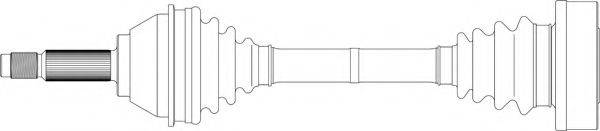 GENERAL RICAMBI FI3104 Приводний вал