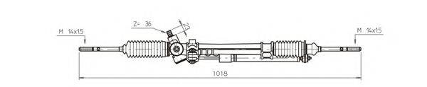 GENERAL RICAMBI AR4007 Рульовий механізм