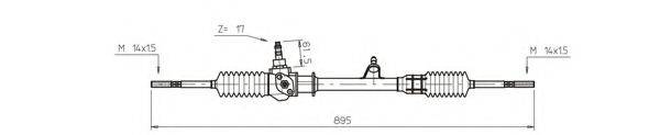 GENERAL RICAMBI FI4116 Рульовий механізм