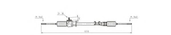 GENERAL RICAMBI FO4004 Рульовий механізм