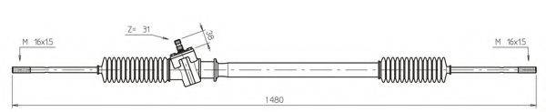 GENERAL RICAMBI IV4002 Рульовий механізм