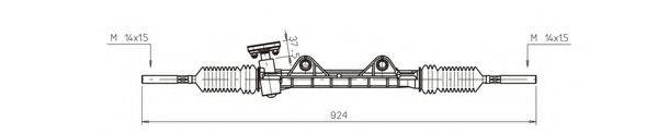 GENERAL RICAMBI RE4002 Рульовий механізм