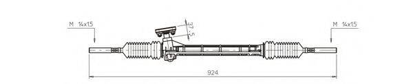 GENERAL RICAMBI RE4005 Рульовий механізм