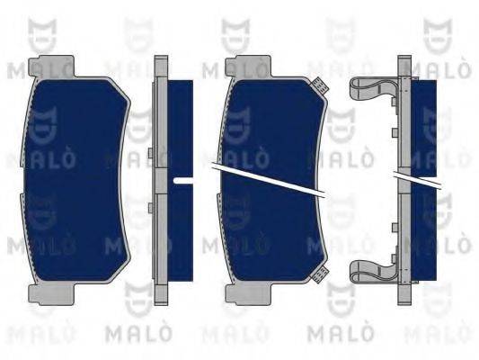 MALO 1050194 Комплект гальмівних колодок, дискове гальмо