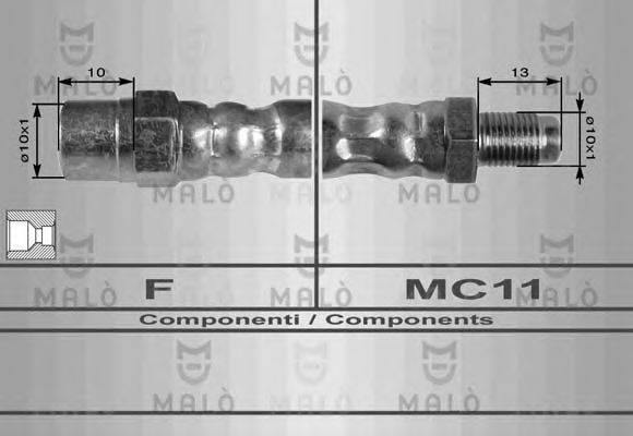 MALO 8036 Гальмівний шланг