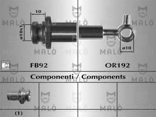MALO 80688 Гальмівний шланг