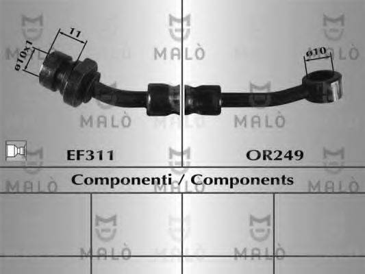 MALO 80776 Гальмівний шланг