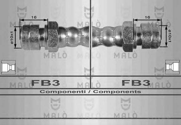MALO 8241 Гальмівний шланг