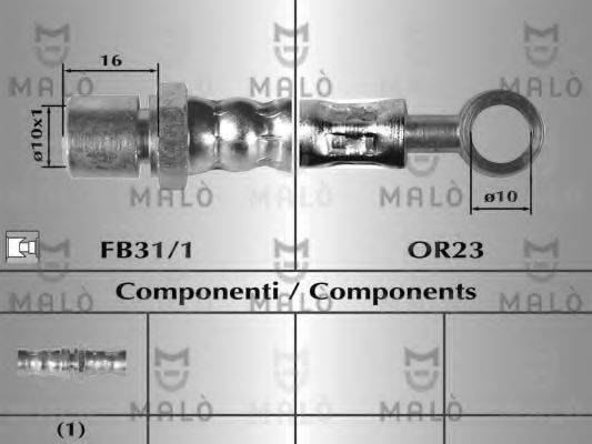 MALO 8522 Гальмівний шланг