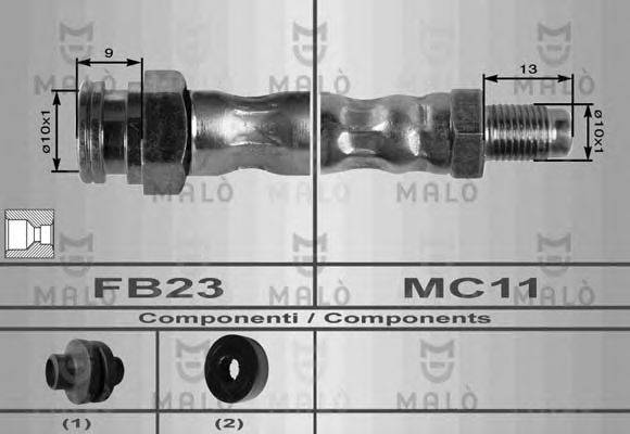 MALO 8606 Гальмівний шланг