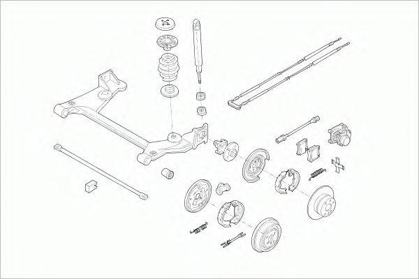 SACHS OPELASTRARS020 Рульове управління; Підвіска колеса