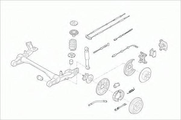 SACHS OPELASTRARS023 Рульове управління; Підвіска колеса