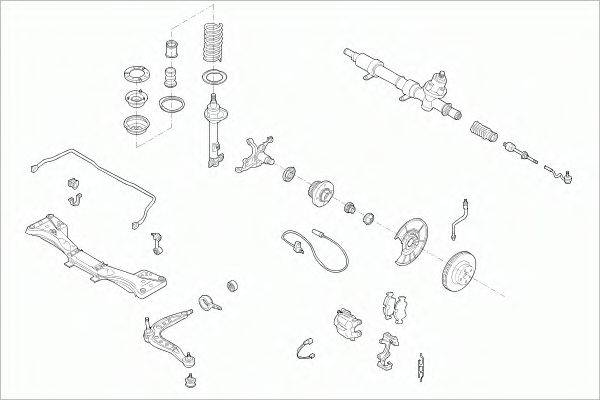 SACHS BMW3CABFS003 Рульове управління; Підвіска колеса