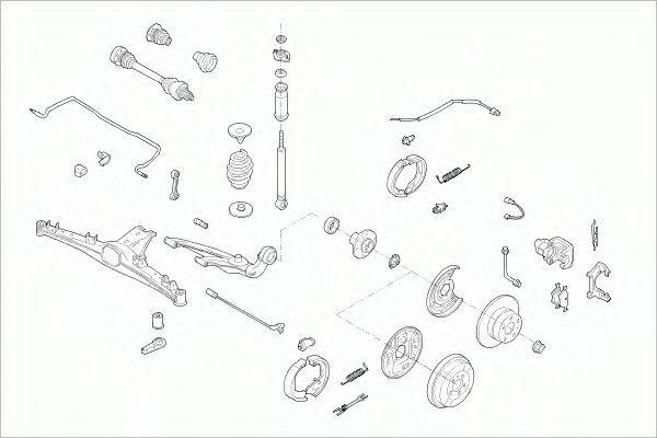 SACHS BMW3COMRS003 Рульове управління; Підвіска колеса