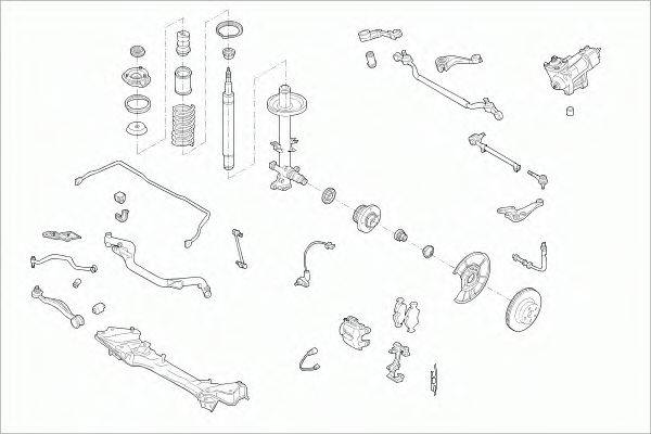 SACHS BMW5TOUFS005 Рульове управління; Підвіска колеса