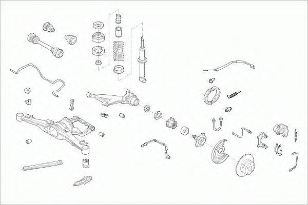 SACHS BMW5TOURS002 Рульове управління; Підвіска колеса