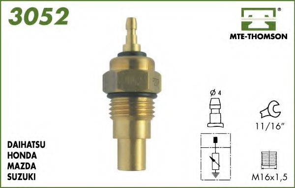 MTE-THOMSON 3052 Датчик, температура охолоджувальної рідини