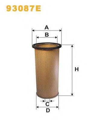 WIX FILTERS 93087E Фільтр додаткового повітря