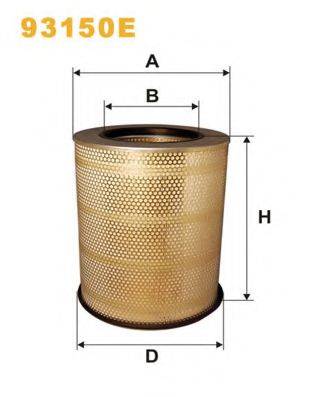 WIX FILTERS 93150E Повітряний фільтр