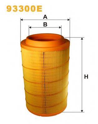 WIX FILTERS 93300E Повітряний фільтр