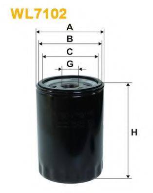 WIX FILTERS WL7102 Масляний фільтр