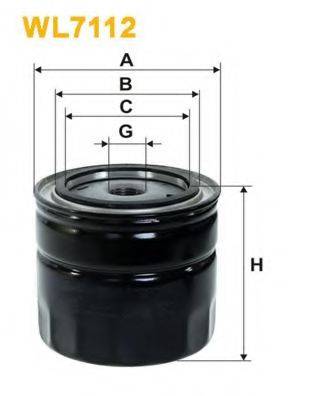 WIX FILTERS WL7112 Масляний фільтр