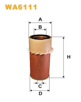 WIX FILTERS WA6111 Повітряний фільтр