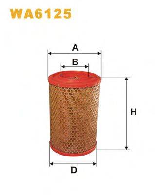 WIX FILTERS WA6125 Повітряний фільтр