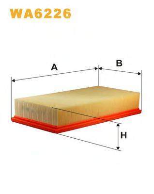 WIX FILTERS WA6226 Повітряний фільтр