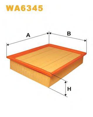 WIX FILTERS WA6345 Повітряний фільтр