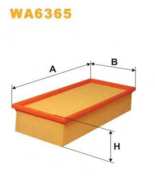 WIX FILTERS WA6365 Повітряний фільтр