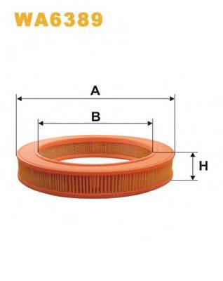 WIX FILTERS WA6389 Повітряний фільтр