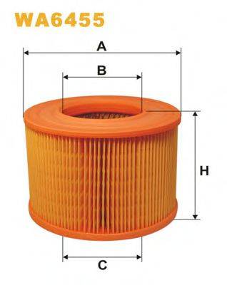 WIX FILTERS WA6455 Повітряний фільтр